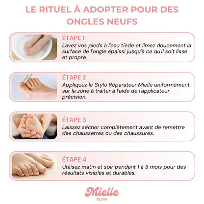 🪄 Stylo réparateur ongles de pieds - Traitement antifongique